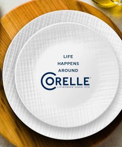 Alternative view of Corelle Modern Dinnerware Corelle? Linen Weave 18-piece Dinnerware Set, Service for 6