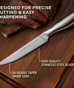Alternative view of Corelle Modern Dinnerware Chicago Cutlery? Insignia Steel? 4-piece Steak Knife Set