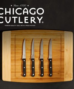 Alternative view of Corelle Modern Dinnerware Chicago Cutlery? Essentials? 4-piece Steak Knife Set