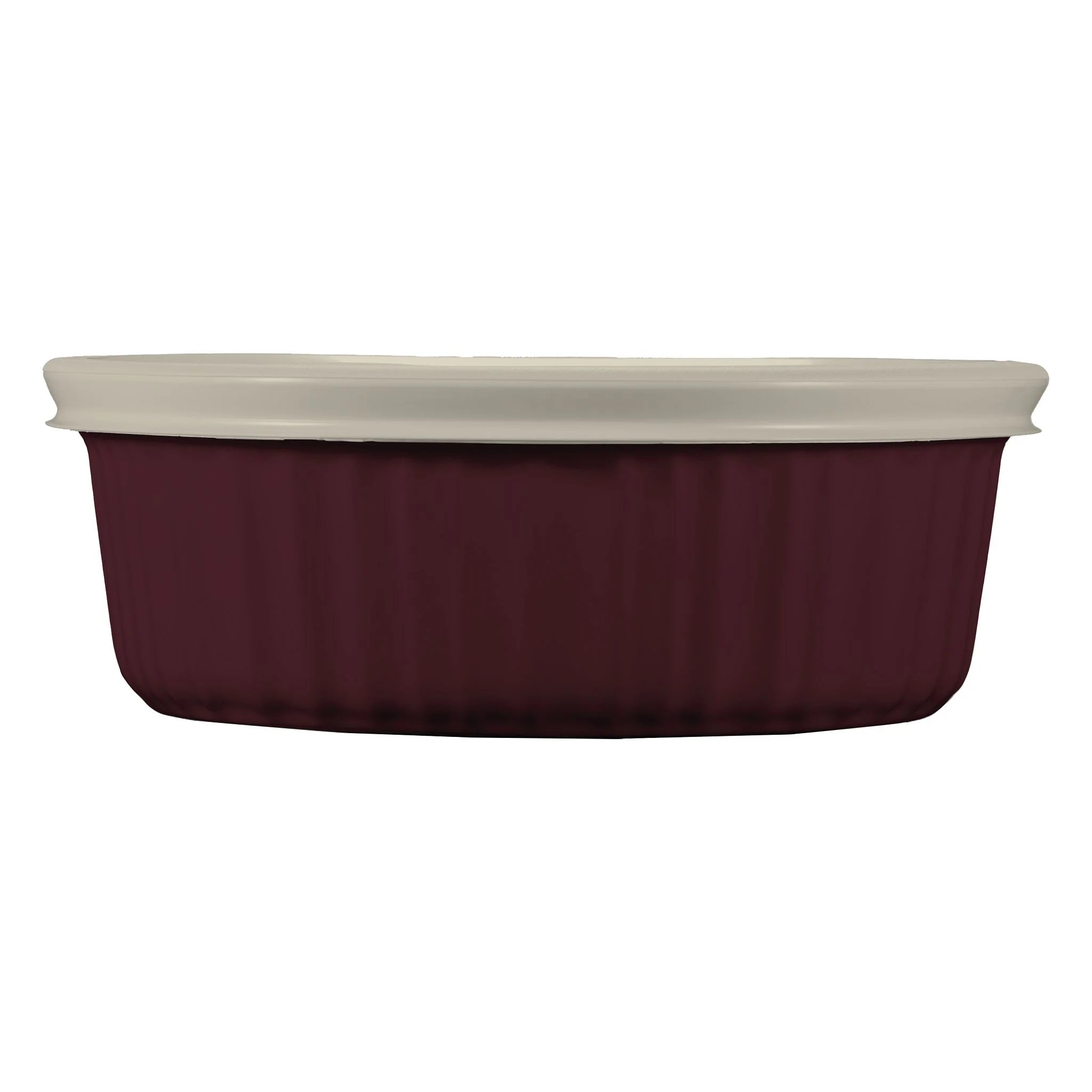 Corelle Modern Dinnerware CorningWare? French Colors 24-ounce Baking Dish with Lid, Cabernet