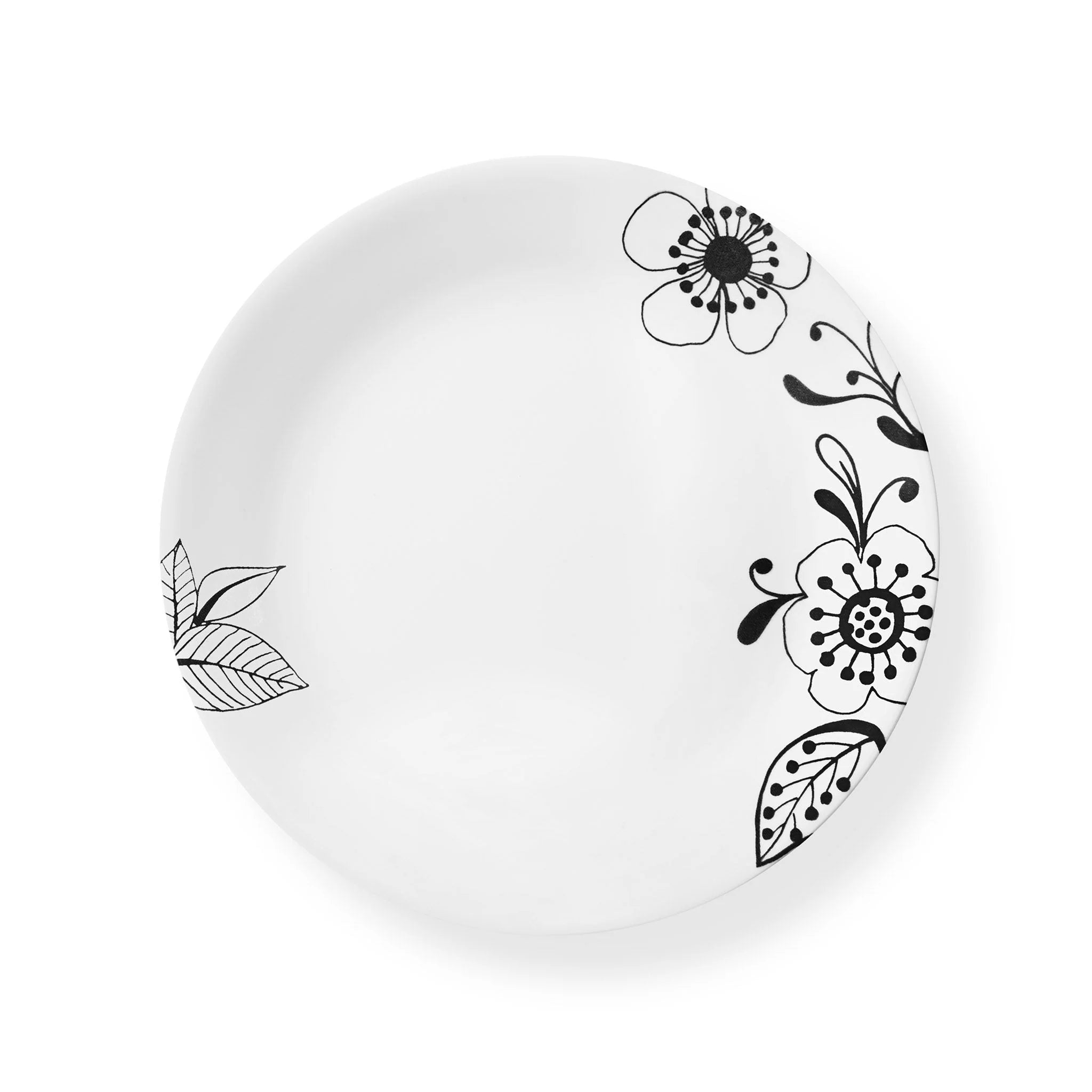 Corelle Modern Dinnerware Corelle? Inked Poppy 10.25 Dinner Plate