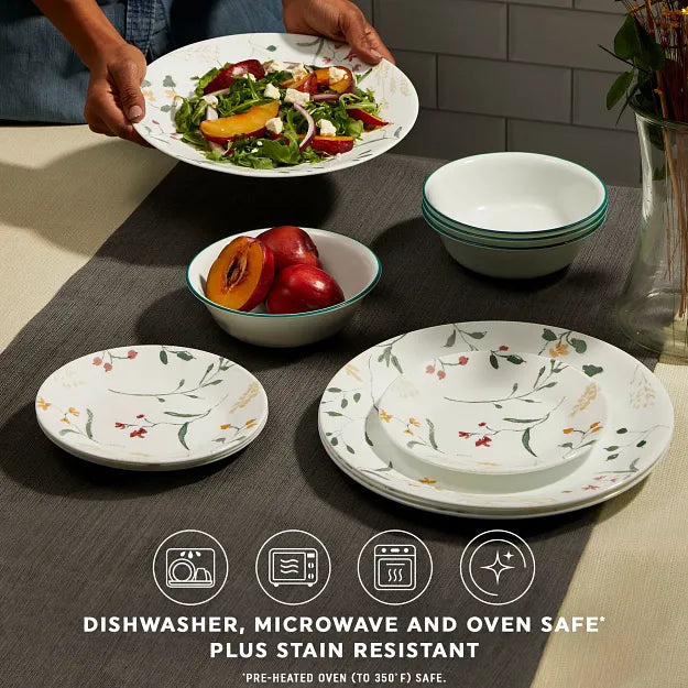 Corelle Modern Dinnerware Corelle? Wildflower Scatter 32-piece Dinnerware Set, Service for 8 - Image 2