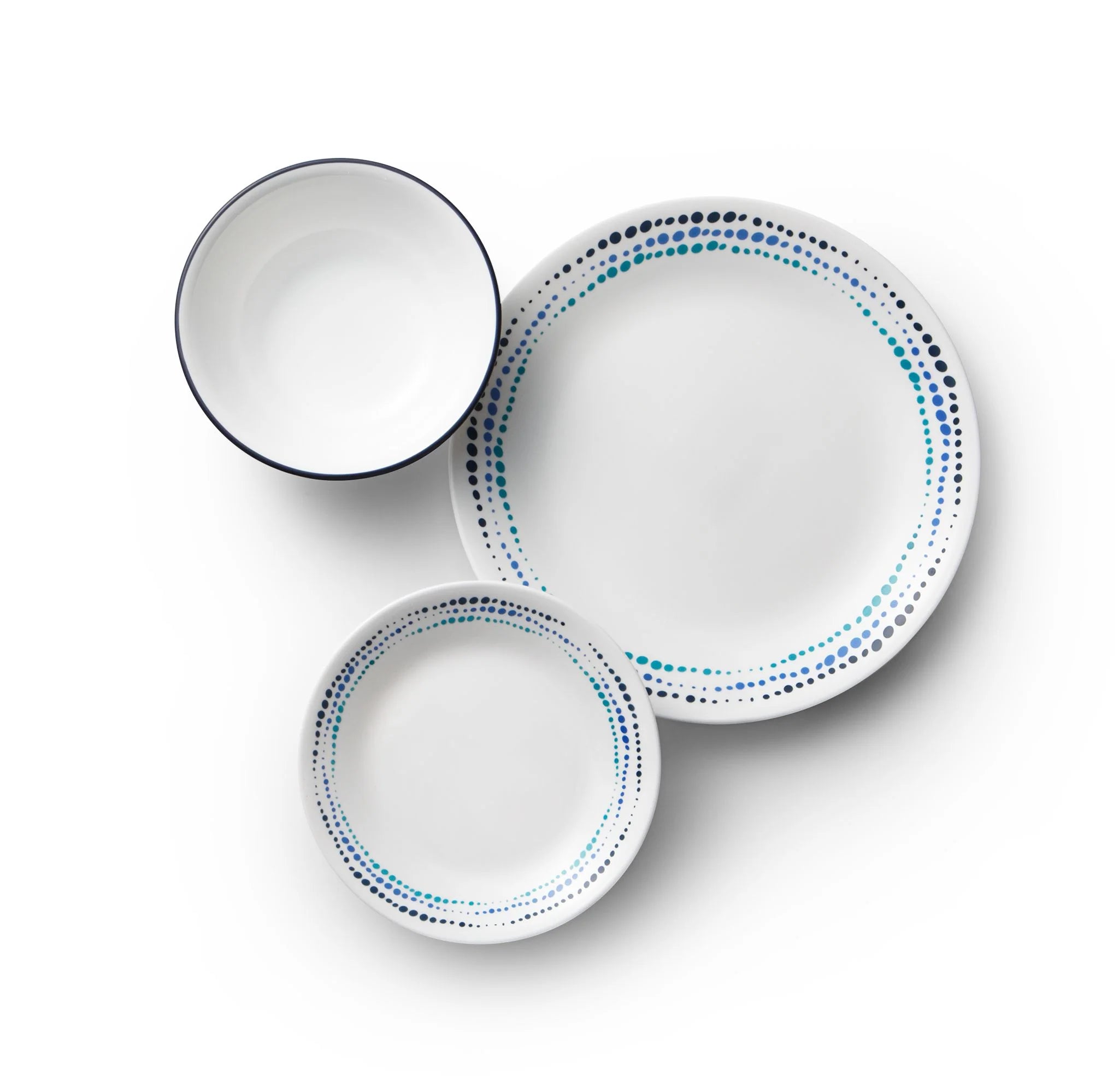 Corelle Modern Dinnerware Corelle? Ocean Blues 18-piece Dinnerware Set, Service for 6