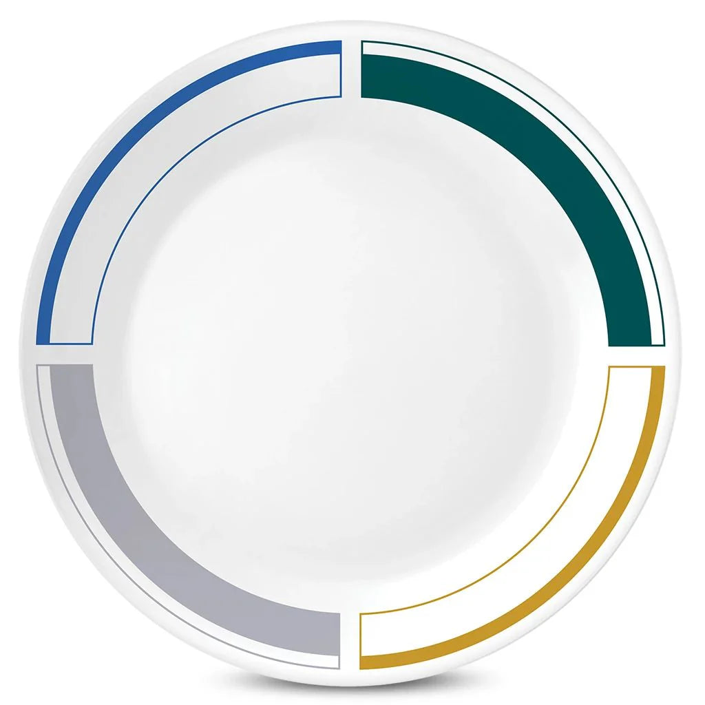 Corelle Modern Dinnerware Corelle? Color Block 10.25 Dinner Plate