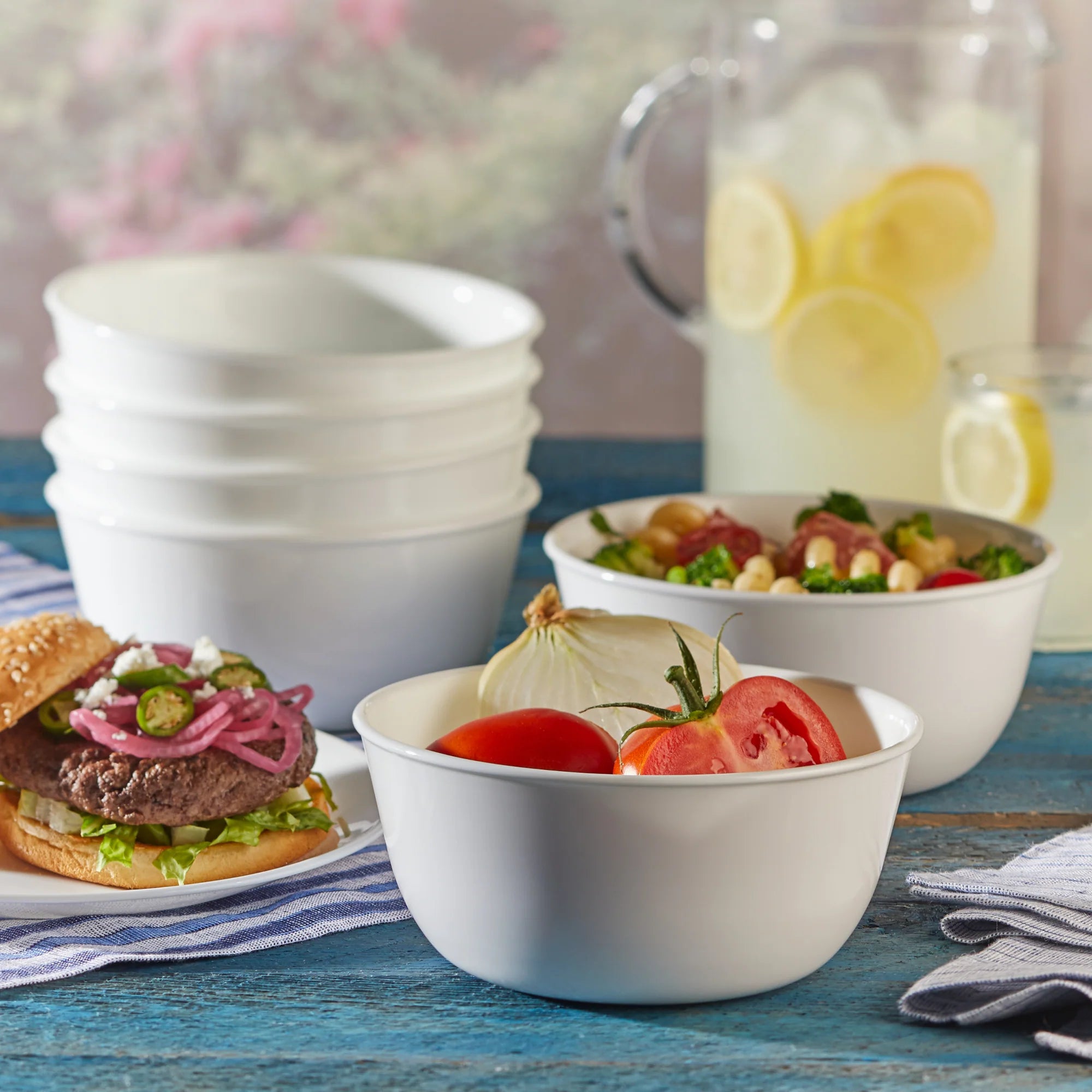 Corelle Modern Dinnerware Corelle? Winter Frost White 28-ounce Large Soup Bowls, 6-pack - Image 3
