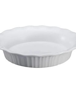 Corelle Modern Dinnerware CorningWare? French White? 9 Pie Plate