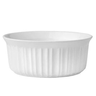 Corelle Modern Dinnerware CorningWare? French White? 1.5-quart Round Casserole Dish