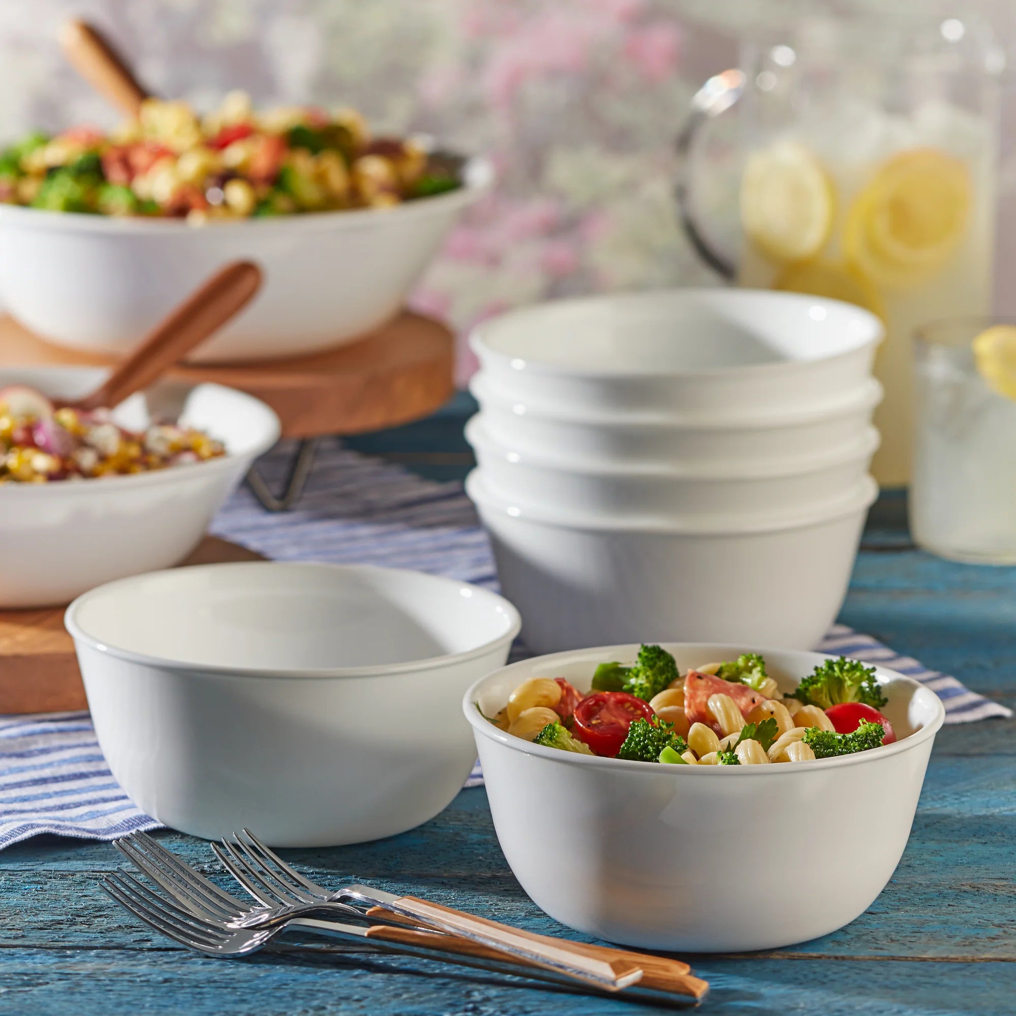 Corelle Modern Dinnerware Corelle? Winter Frost White 28-ounce Large Soup Bowls, 6-pack - Image 6
