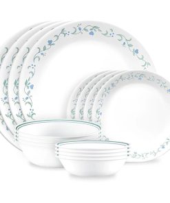Corelle Modern Dinnerware Corelle? Country Cottage 16-piece Mugless Dinnerware Set, Service for 4