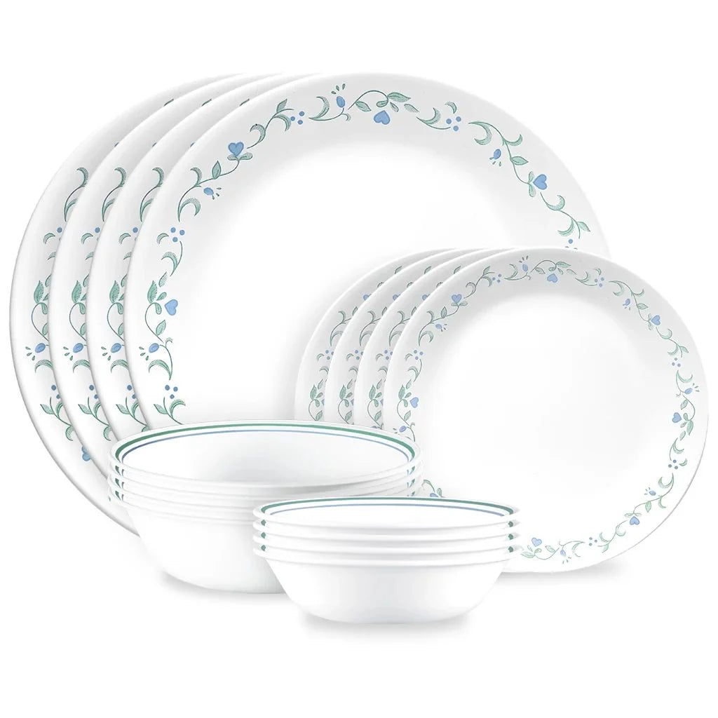 Corelle Modern Dinnerware Corelle? Country Cottage 16-piece Mugless Dinnerware Set, Service for 4