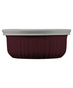 Corelle Modern Dinnerware CorningWare? French Colors 16-ounce Baking Dish with Lid, Cabernet