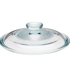 Corelle Modern Dinnerware CorningWare? French White? Fluted Glass Lid for 1.5-quart Round Baking Dish