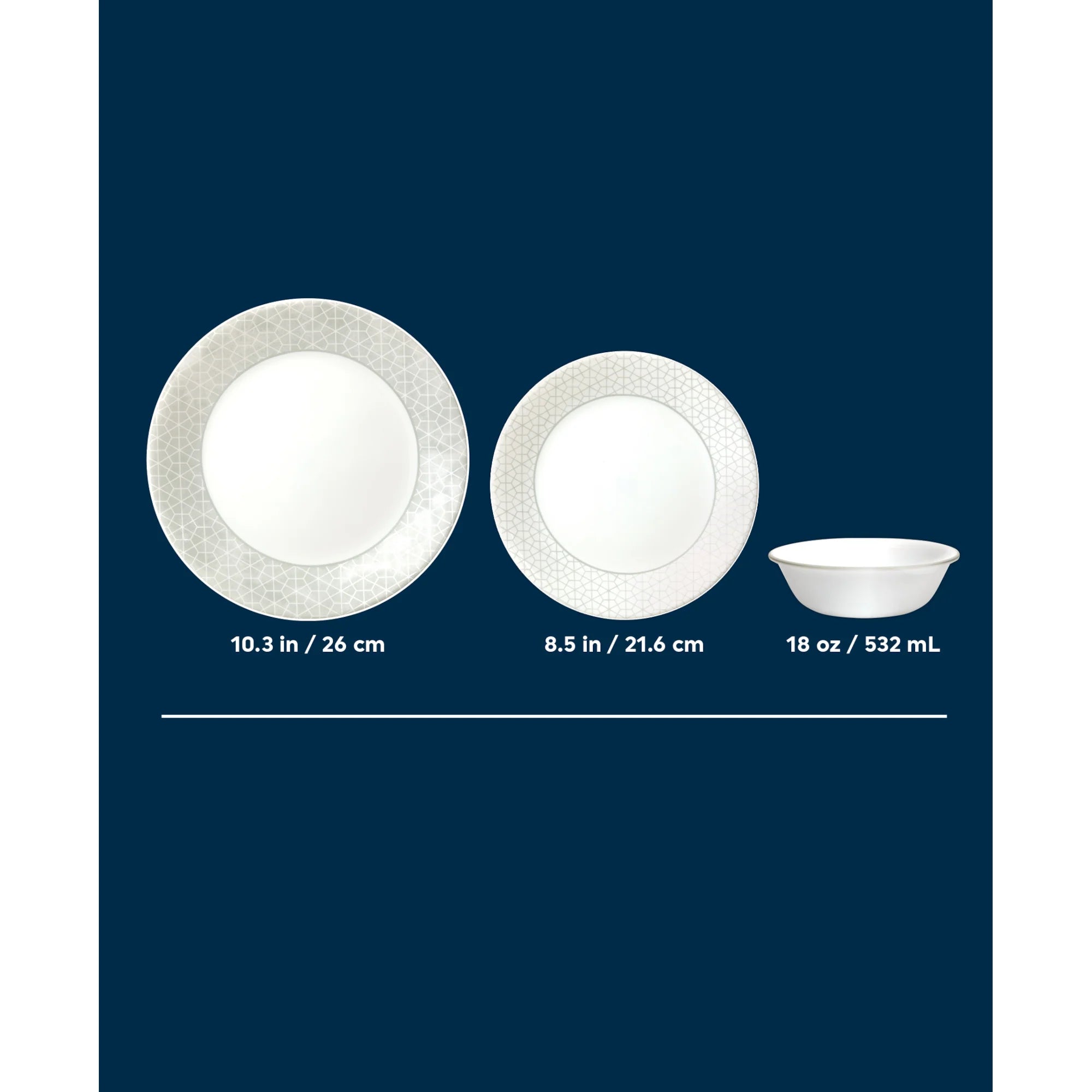 Corelle Modern Dinnerware Corelle? Knox 12-piece Dinnerware Set, Service for 4 - Image 6