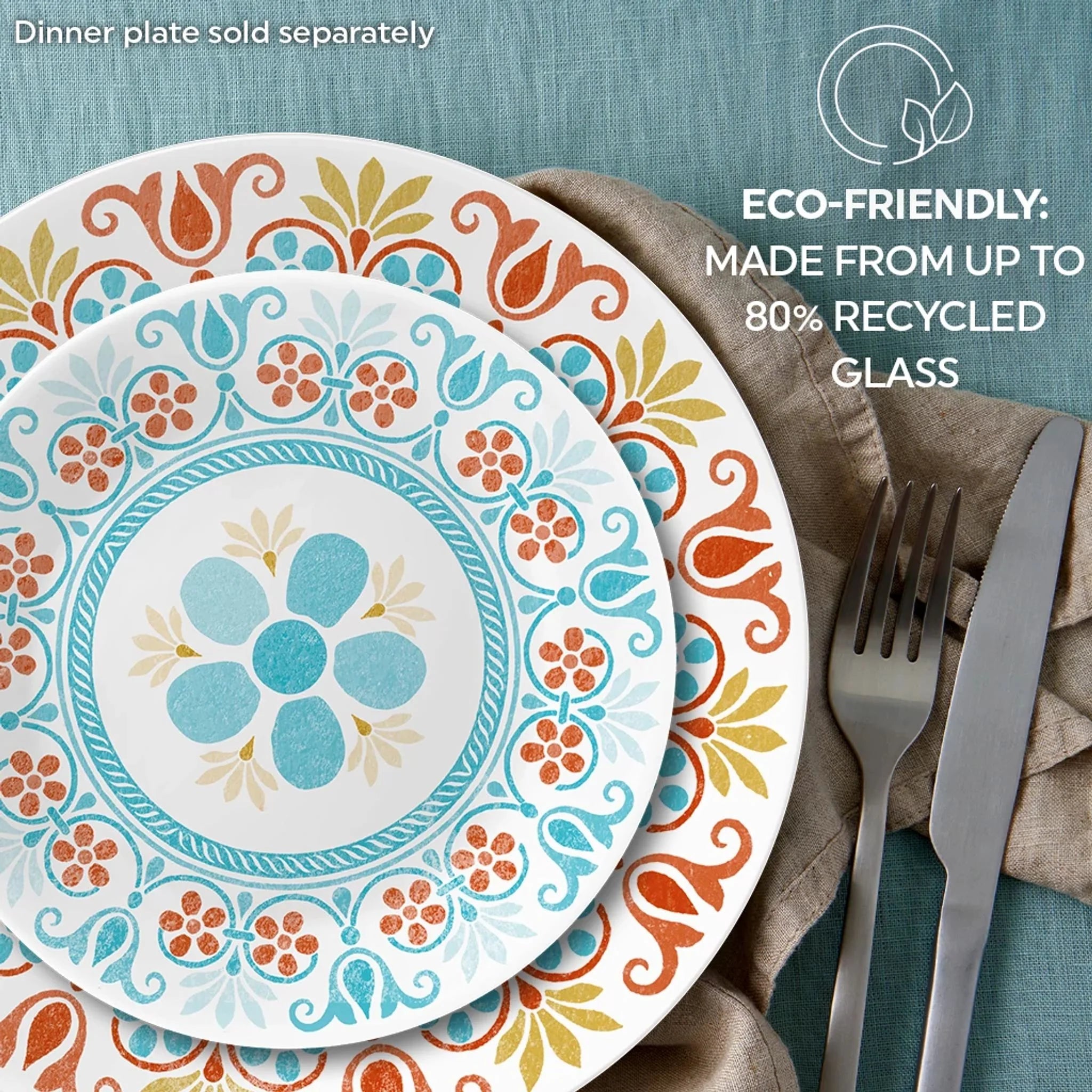 Corelle Modern Dinnerware Corelle? Global Collection Terracotta Dreams 6.75?? Appetizer Plates, 6-pack - Image 3