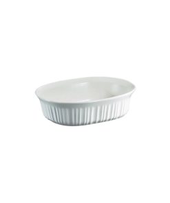 Corelle Modern Dinnerware CorningWare? French White? 1.5-quart Oval Casserole Dish