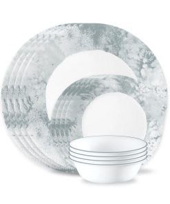 Corelle Modern Dinnerware Corelle? Salt Wash 12-piece Dinnerware Set, Service for 4