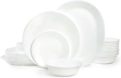 Corelle Modern Dinnerware Corelle? Winter Frost White 38-piece Dinnerware Set, Service for 12