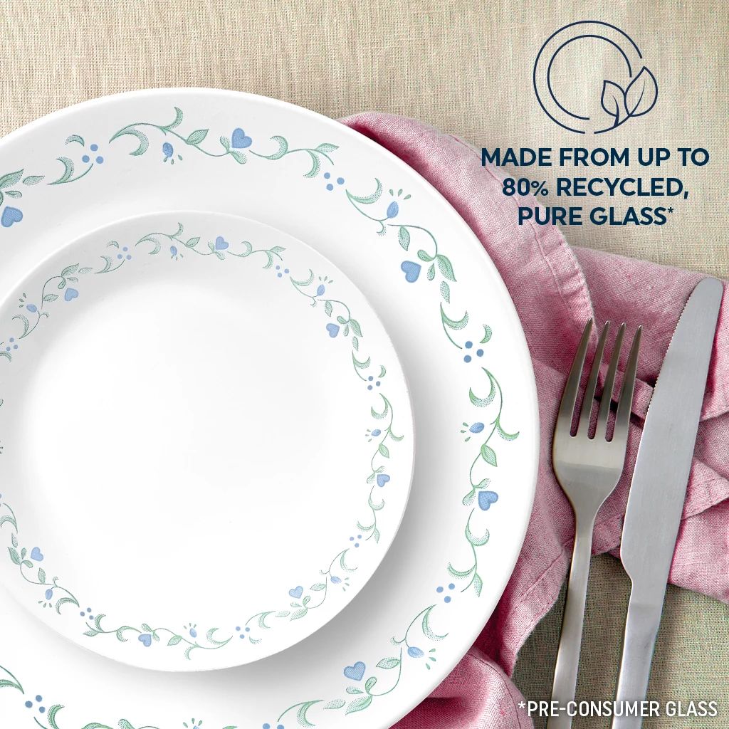 Corelle Modern Dinnerware Corelle? Country Cottage 16-piece Mugless Dinnerware Set, Service for 4 - Image 6