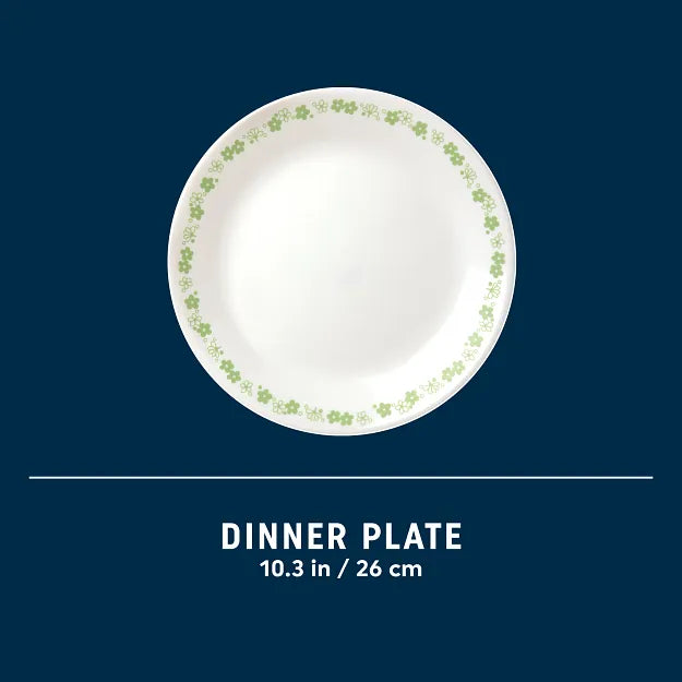 Corelle Modern Dinnerware Corelle? Spring Blossom Green 10.25 Dinner Plate - Image 6