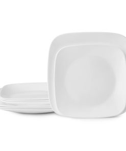 Corelle Modern Dinnerware Corelle? Boutique Vivid White 8-piece Dinnerware Set, Service for 4