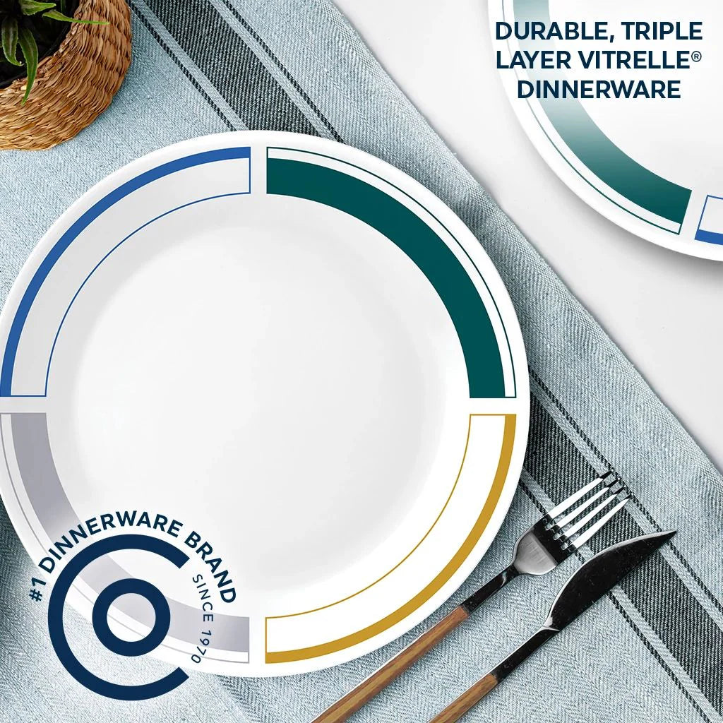 Corelle Modern Dinnerware Corelle? Color Block 10.25 Dinner Plate - Image 2
