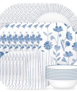 Corelle Modern Dinnerware Corelle? Botanical Stripes 32-piece Dinnerware Set, Service for 8