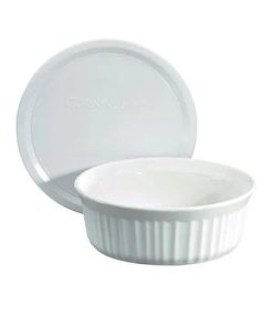 Corelle Modern Dinnerware CorningWare? French White? 24-ounce Baking Dish with Lid