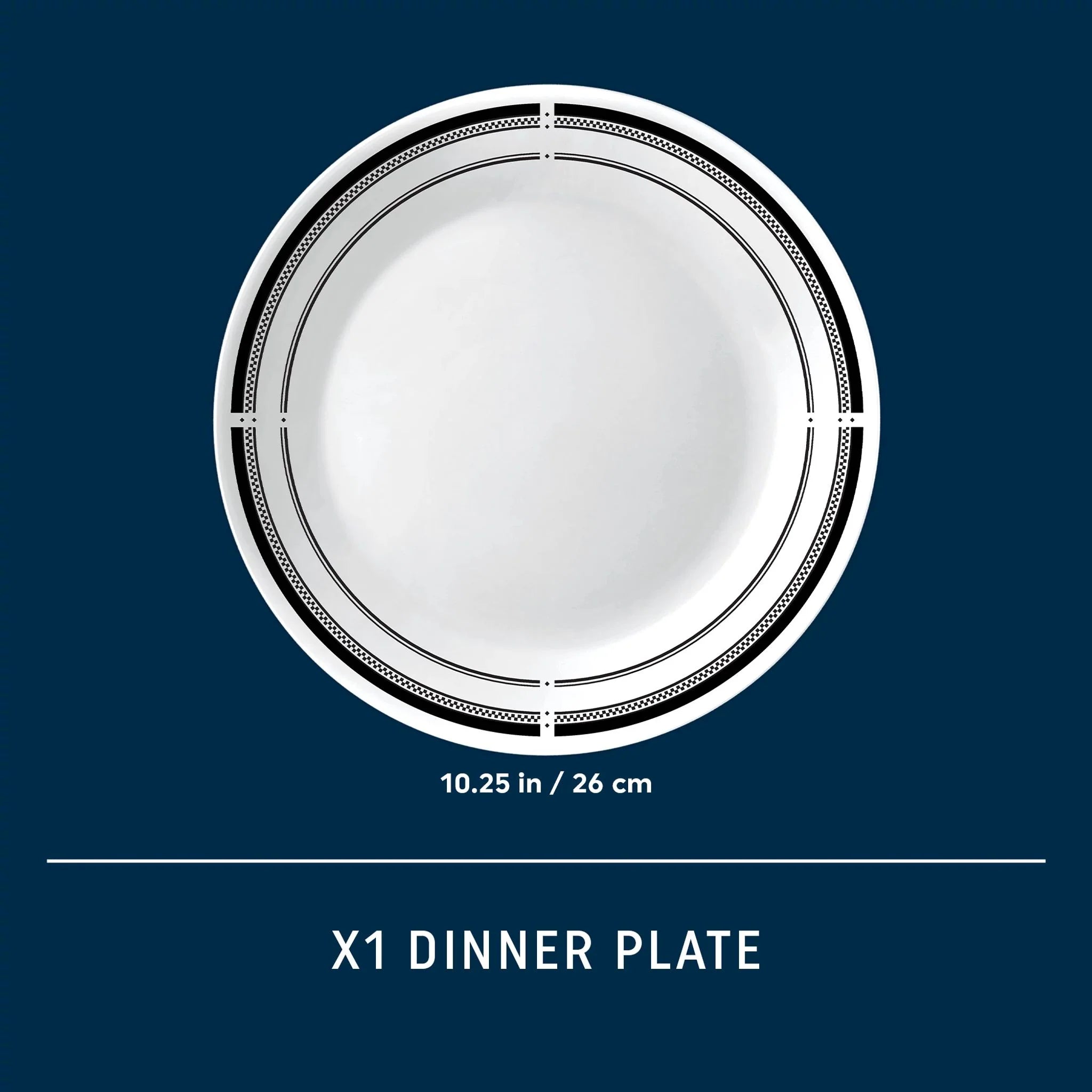 Corelle Modern Dinnerware Corelle? Brasserie 10.25 Dinner Plate - Image 6