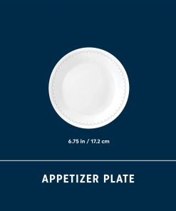 Alternative view of Corelle Modern Dinnerware Corelle? Caspian Lace 6.75 Appetizer Plate, 6-pack