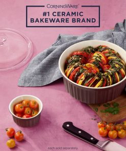 Alternative view of Corelle Modern Dinnerware CorningWare? French Colors 1.5-quart Round Baking Dish, Cabernet