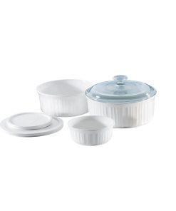Corelle Modern Dinnerware CorningWare? French White? 6-piece Bakeware Set
