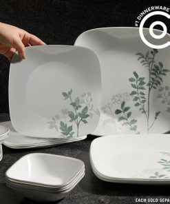 Alternative view of Corelle Modern Dinnerware Corelle? Square Amalie 9 Salad Plate