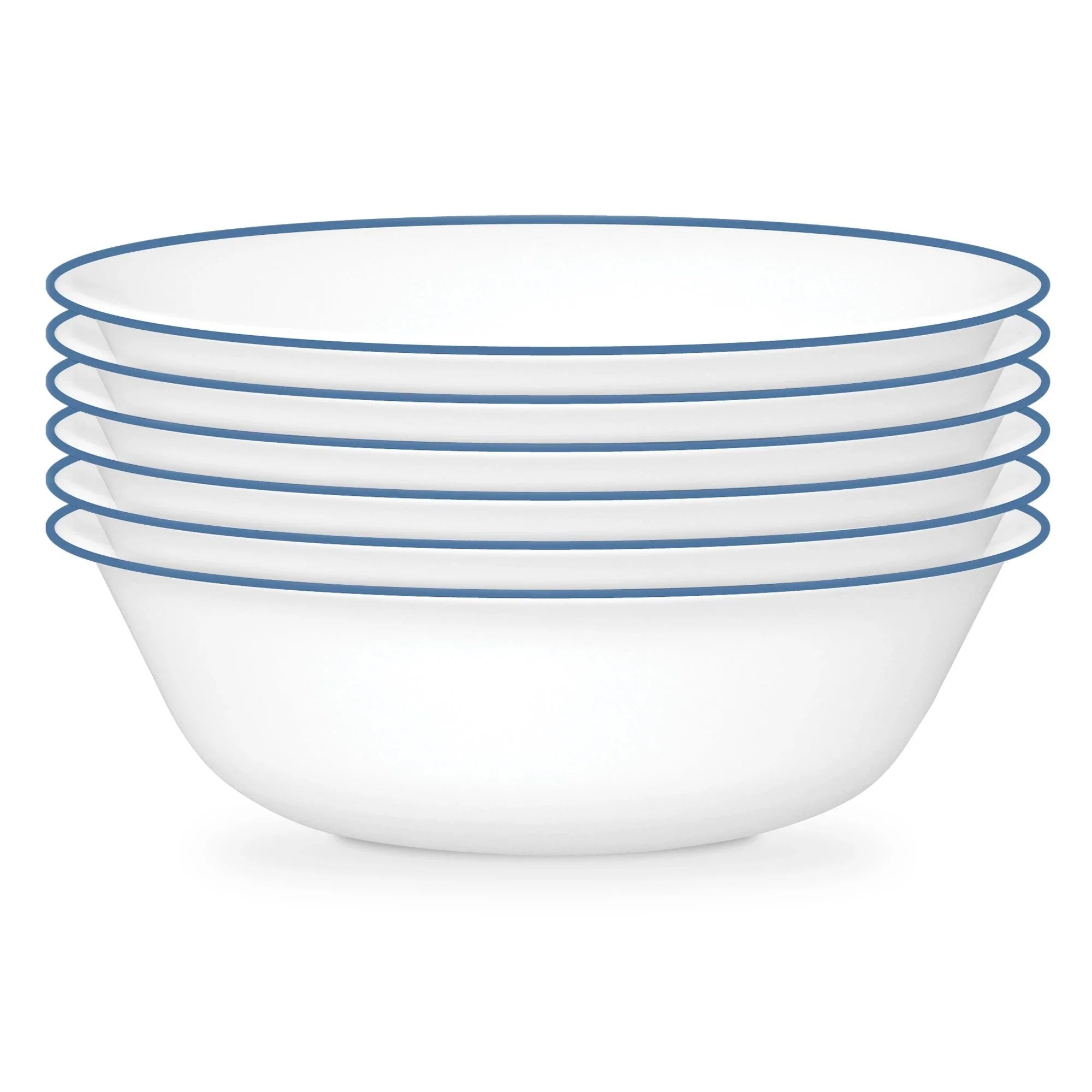 Corelle Modern Dinnerware Corelle? Botanical Stripes 18-ounce Cereal Bowls, 6-pack