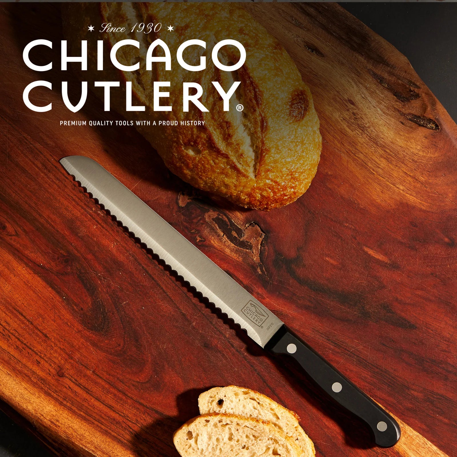 Corelle Modern Dinnerware Chicago Cutlery? Essentials 8 Bread Knife - Image 5