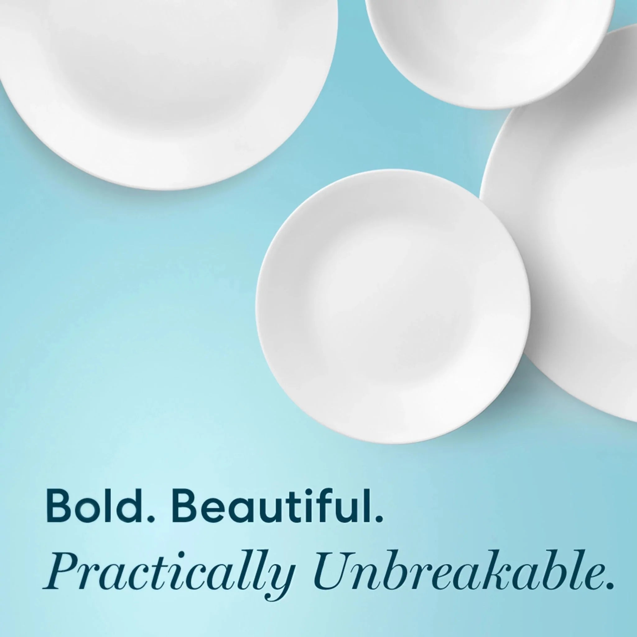 Corelle Modern Dinnerware Corelle? Winter Frost White 38-piece Dinnerware Set, Service for 12 - Image 5
