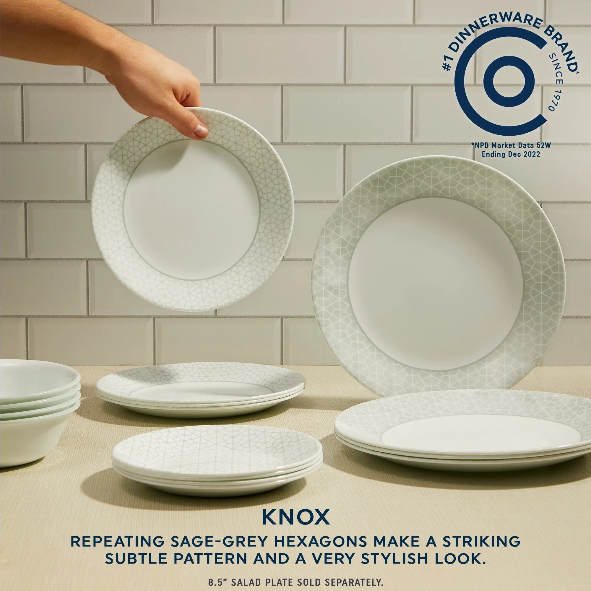 Corelle Modern Dinnerware Corelle? Knox 12-piece Dinnerware Set, Service for 4 - Image 7
