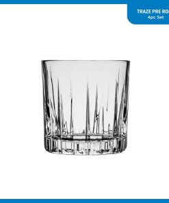 Alternative view of Corelle Modern Dinnerware Ocean Glass Traze PRE Rocks Glasses (4-Pieces), 12-ounce, Dishwasher Safe