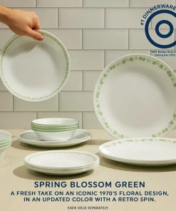 Alternative view of Corelle Modern Dinnerware Corelle? Spring Blossom Green 6.75 Appetizer Plate