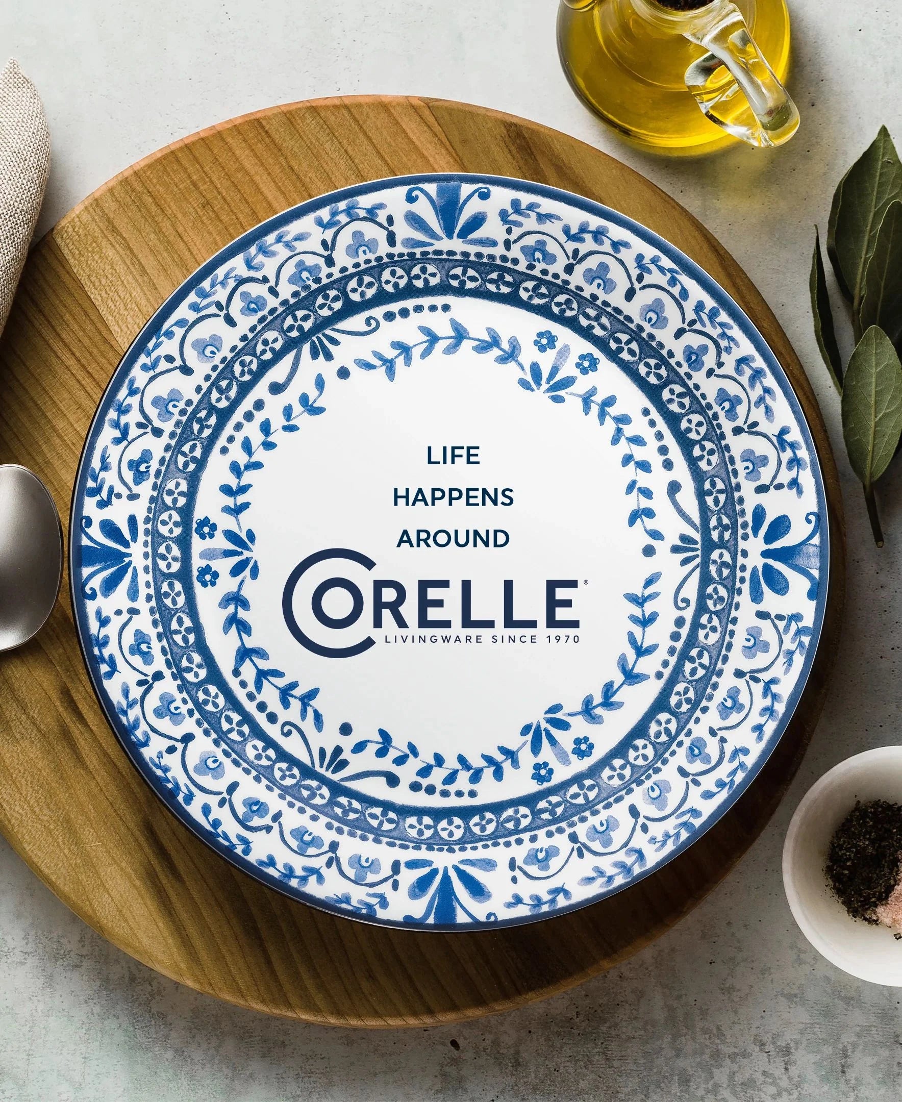 Corelle Modern Dinnerware Corelle? Portofino 8.5?? Salad Plate - Image 5