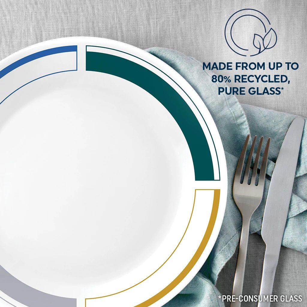 Corelle Modern Dinnerware Corelle? Color Block 10.25 Dinner Plate - Image 4