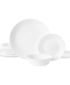Corelle Modern Dinnerware Corelle? Winter Frost White 12-piece Dinnerware Set, Service for 4