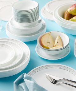Alternative view of Corelle Modern Dinnerware Corelle? Mystic Gray 78-piece Dinnerware Set, Service for 12