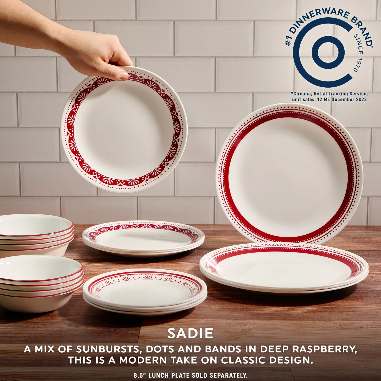 Corelle Modern Dinnerware Corelle? Sadie 16-piece Dinnerware Set, Service for 4 - Image 3