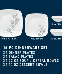 Alternative view of Corelle Modern Dinnerware Corelle? Amalie 16-piece Dinnerware Set, Service for 4