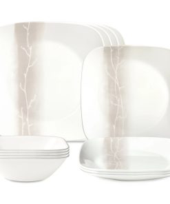 Corelle Modern Dinnerware Corelle? Wandering Groves 12-piece Dinnerware Set, Service for 4
