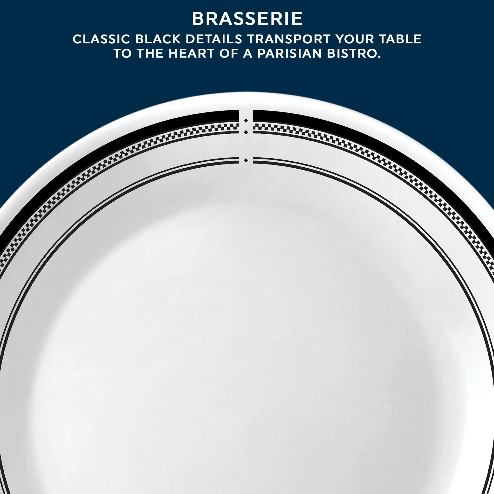 Corelle Modern Dinnerware Corelle? Brasserie 10.25 Dinner Plate - Image 3