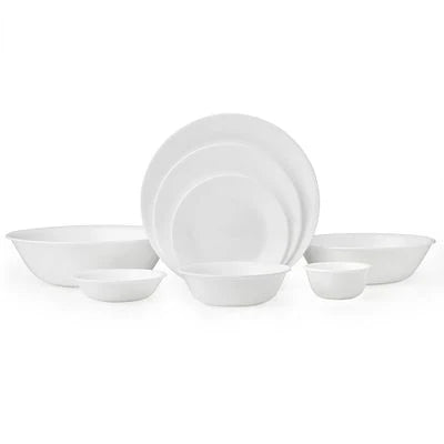 Corelle Modern Dinnerware Corelle? Winter Frost White 50-piece Dinnerware Set, Service for 8, EXCLUSIVE