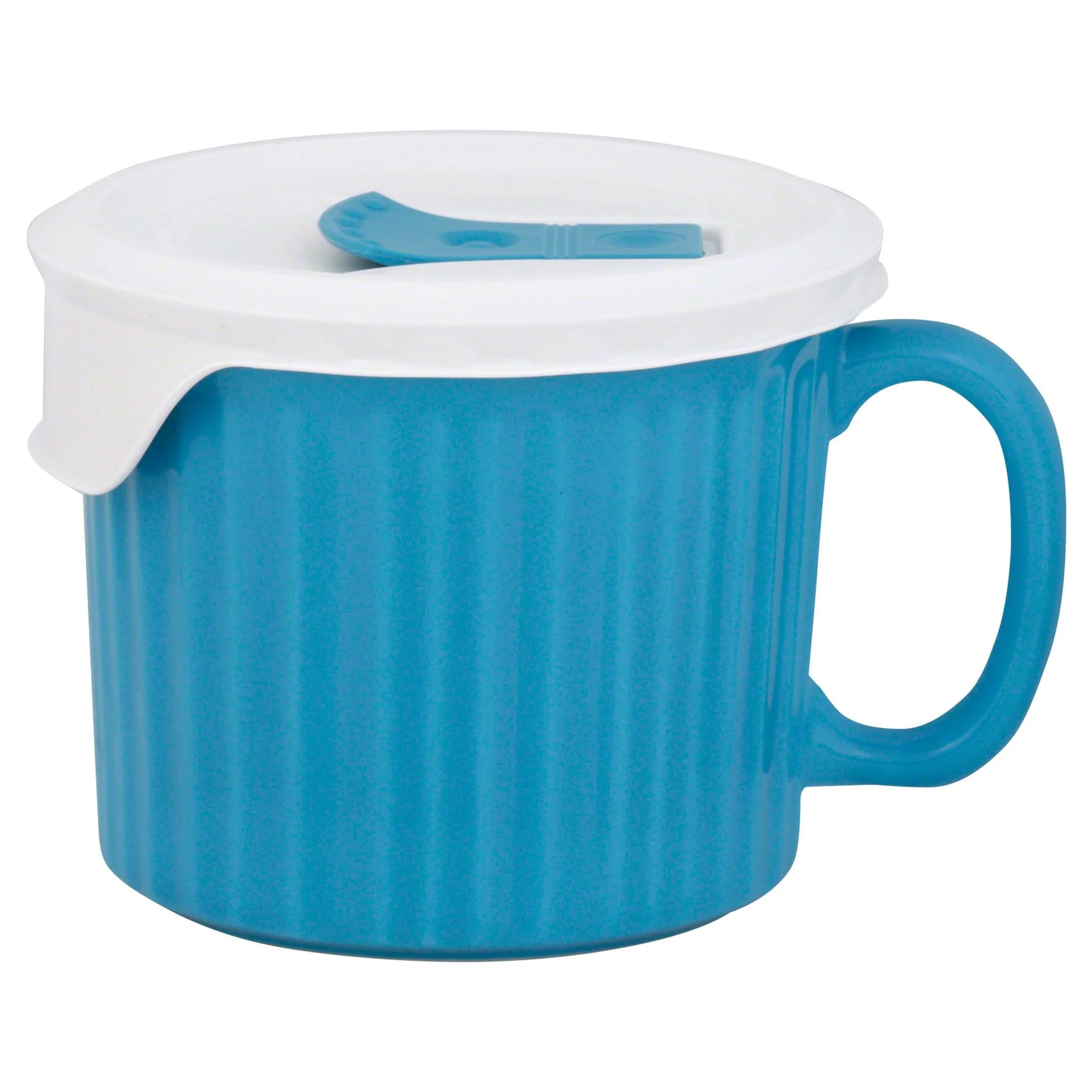 Corelle Modern Dinnerware CorningWare? 20-ounce Light Blue Meal Mug? with Vented Lid - Image 2