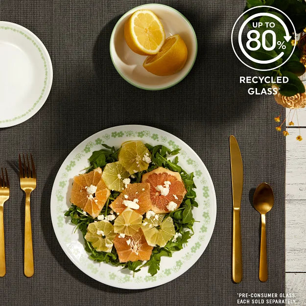 Corelle Modern Dinnerware Corelle? Spring Blossom Green 10.25 Dinner Plate - Image 5
