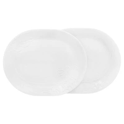 Corelle Modern Dinnerware Corelle? Cherish 12.25 Serving Platters, 2-pack